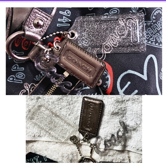 EUC/Coach Poppy Lurex Luxey Glam Satchel 16200, Metallic - Picture 10 of 11